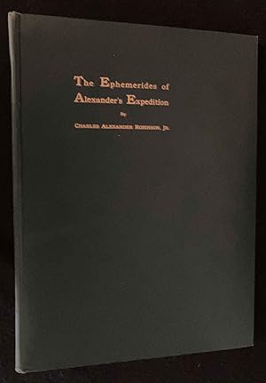 The Ephemerides of Alexander's Expedition