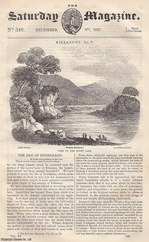 Image du vendeur pour Killarney: The Isle of Innisfallen, part 5; The Mechanics of Standing and Walking; Sir Walter Scott's Visit to Macallister's Cave, in The Isle of Skye; The Seeds of Plants, etc. Issue No. 348. December, 1837. A complete rare weekly issue of the Saturday Magazine, 1837. mis en vente par Cosmo Books