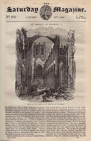 Seller image for St. Omer's, in France; Military Drilling; Richmond Castle, Yorkshire; Wax Figures. Issue No. 484. January, 1840. A complete rare weekly issue of the Saturday Magazine, 1840. for sale by Cosmo Books