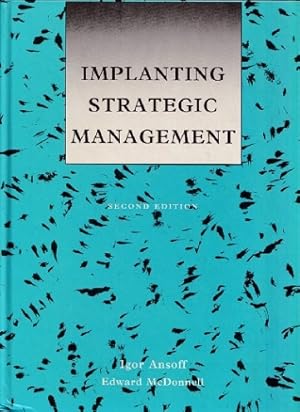 Seller image for Implanting strategic management for sale by Antiquariaat van Starkenburg