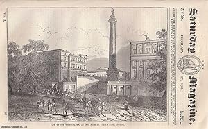 Image du vendeur pour The York Column, Carlton Terrace; Hindoo Superstitions; The Came and The Dromedary; Epitaphs; Natural Affection of Animals; Origin of the Materials of Writing; The India Rubber Tree, etc. Issue No. 38, February 2nd, 1833. A complete rare weekly issue of the Saturday Magazine, 1833. mis en vente par Cosmo Books