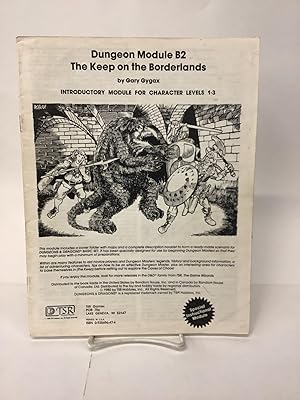 Bild des Verkufers fr The Keep on the Borderlands; Dungeon Module B2; Dungeons & Dragons Basic 9034 zum Verkauf von Chamblin Bookmine