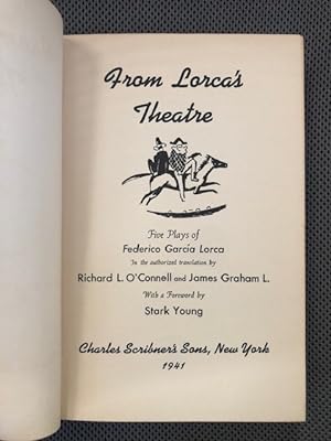 Image du vendeur pour From Lorca's Theatre: Five Plays mis en vente par The Groaning Board