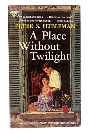 Early pulp edition of interracial love story A Place Without Twilight by Peter S. Feibleman