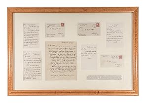 Five Letters from Louis D Brandeis to Max Lowenthal, Framed, 1929