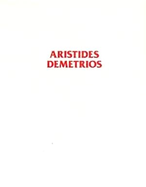 Imagen del vendedor de Aristides Demetrios: States of Being a la venta por LEFT COAST BOOKS