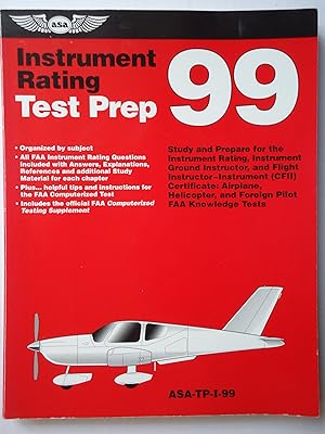 Seller image for INSTRUMENT RATING TEST PREP 99 for sale by GfB, the Colchester Bookshop