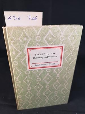 Seller image for Dichtung und Weisheit. Insel-Bcherei Nr. 499 [1 B]. 31. - 37. Tausend. for sale by ANTIQUARIAT Franke BRUDDENBOOKS