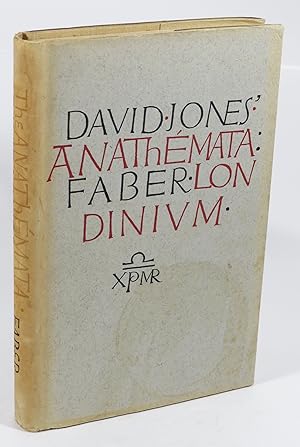 Immagine del venditore per The Anathemata : fragments of an attempted writing venduto da Renaissance Books, ANZAAB / ILAB