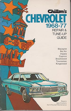 Bild des Verkufers fr Chilton's repair and tune-up guide, Chevrolet, 1968-77 zum Verkauf von Robinson Street Books, IOBA