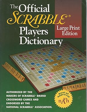 Bild des Verkufers fr The Official Scrabble Players Dictionary zum Verkauf von Robinson Street Books, IOBA