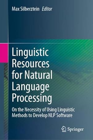 Image du vendeur pour Linguistic Resources for Natural Language Processing mis en vente par BuchWeltWeit Ludwig Meier e.K.