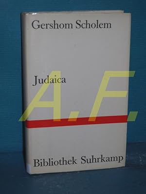 Bild des Verkufers fr Judaica (Bibliothek Suhrkamp Band 106) zum Verkauf von Antiquarische Fundgrube e.U.