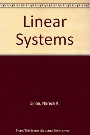 Image du vendeur pour Linear Systems mis en vente par WeBuyBooks