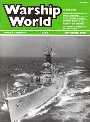 Bild des Verkufers fr Warship World - Volume 2 Number 1 September 2000 zum Verkauf von Clausen Books, RMABA