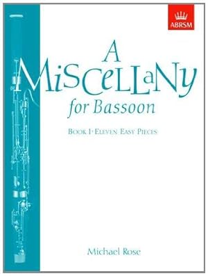 Bild des Verkufers fr A Miscellany for Bassoon, Book I: (Eleven easy pieces) zum Verkauf von WeBuyBooks