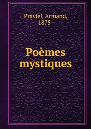 Imagen del vendedor de Poèmes mystiques a la venta por WeBuyBooks