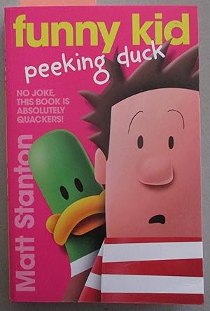 Funny Kid Peeking Duck: Funny Kid #7