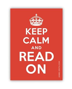 Seller image for Keep Calm and Read On Sticker for sale by GreatBookPrices