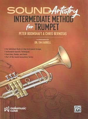 Imagen del vendedor de Sound Artistry Intermediate Method for Trumpet a la venta por GreatBookPrices