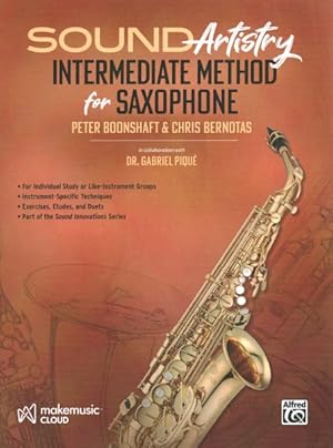 Seller image for Sound Artistry Intermediate Method for Saxophone for sale by GreatBookPrices