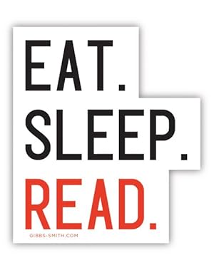 Seller image for Eat. Sleep. Read. Sticker for sale by GreatBookPrices