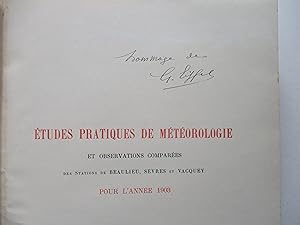 Études Pratiques de Météorologie et observations comparées des Stations de Beaulieu, Sévres et Va...