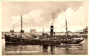 Ansichtskarte / Postkarte Velsen Nordholland, Trawler Flandria, Fischerboot