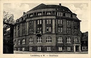 Bild des Verkufers fr Ansichtskarte / Postkarte Gorzw Wielkopolski Landsberg an der Warthe Ostbrandenburg, Stadthaus zum Verkauf von akpool GmbH