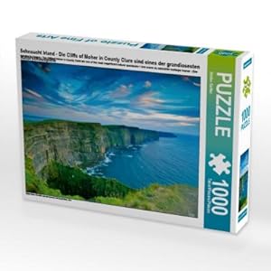 Bild des Verkufers fr Sehnsucht Irland - Die Cliffs of Moher in County Clare sind eines der grandiosesten Naturschauspiele (Puzzle) : Ein Motiv aus dem Kalender Sehnsucht Irland - ire zum Verkauf von AHA-BUCH GmbH