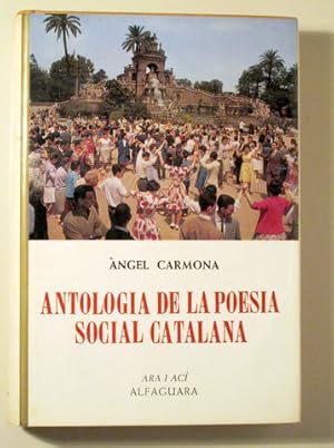 Imagen del vendedor de ANTOLOGIA DE LA POESIA SOCIAL CATALANA - Madrid 1970 - 1 ed. a la venta por Llibres del Mirall