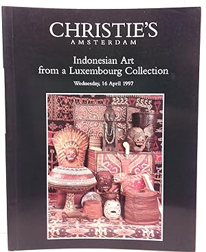 Indonesian art from a Luxembourg collection. Christie's, Amsterdam, 16 april 1997.