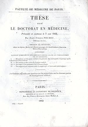 Nouvelles recherches et expérimentations médico-légales sur l'empoisonnement par les Cantharides....