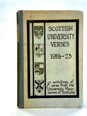 Image du vendeur pour Scottish University Verses 1918-1923 mis en vente par World of Rare Books