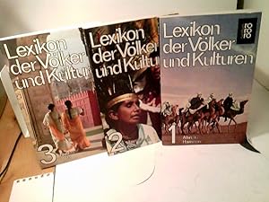 Konvolut: 3 Bände (von3) Lexikon der Völker und Kulturen - rororo Handbuch.