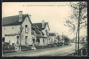 Carte postale Dourges, Société de Mines, Cités-Jardins