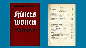 Imagen del vendedor de Hitlers Wollen - Nach Kernstzen aus seinen Schriften und Reden (Originalausgabe 1939) a la venta por Libro-Colonia (Preise inkl. MwSt.)