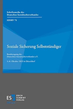 Seller image for Soziale Sicherung Selbststndiger for sale by BuchWeltWeit Ludwig Meier e.K.