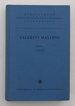 Valeryvs Mavimvs Factorvm Et Dictorvm Memorabilivm Libri Novem