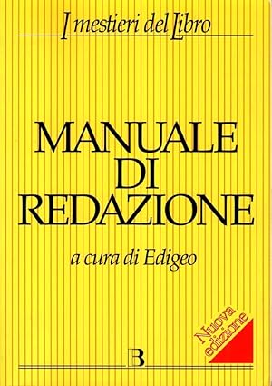 Seller image for Manuale di redazione for sale by Studio Bibliografico Stazione di Posta
