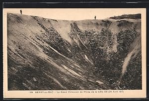 Carte postale Berry-au-Bac, Le Grand Entonnoir de Mines de la Côte