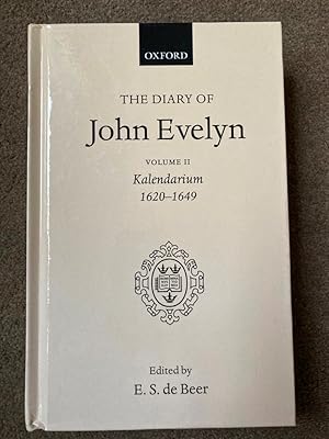 Bild des Verkufers fr The Diary of John Evelyn Volume 2: Kalendarium 1620-1649 zum Verkauf von Lacey Books Ltd