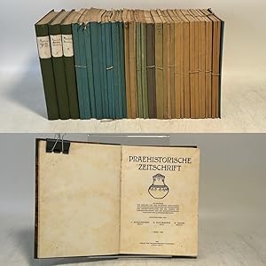 Praehistorische Zeitschrift. Band 1 (1909) - 26 (1935) + General-Register Band I-V.