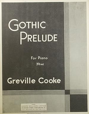 Gothic Prelude, for Piano