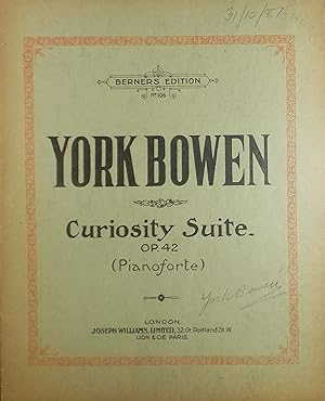 Curiosity Suite, Op.42, for Pianoforte