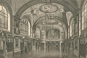 Leipzig, Stadtansicht, Leipzig. - Gesamtansicht - "Der GroÃe Saal im neuen Deutschen BuchhÃ¤ndle...