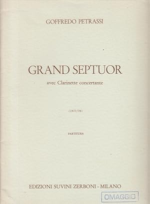 Image du vendeur pour Grand Septuor avec Clarinette concertante (1977/78) - Full Score mis en vente par Hancock & Monks Music