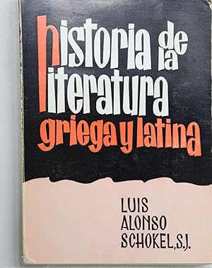 Imagen del vendedor de Historia de la Literatura griega y latina a la venta por Librera Alonso Quijano