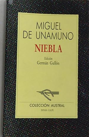 Seller image for Niebla for sale by Librera Alonso Quijano