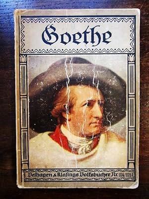 Imagen del vendedor de Goethe. Mit 130 Abbildungen a la venta por Rudi Euchler Buchhandlung & Antiquariat